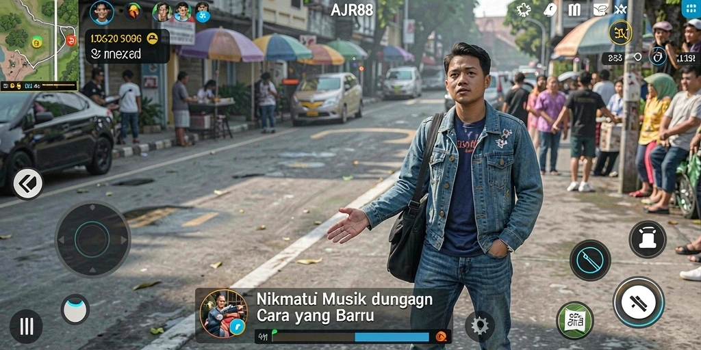 Tampilan gameplay AJR88 yang interaktif dan menyenangkan.