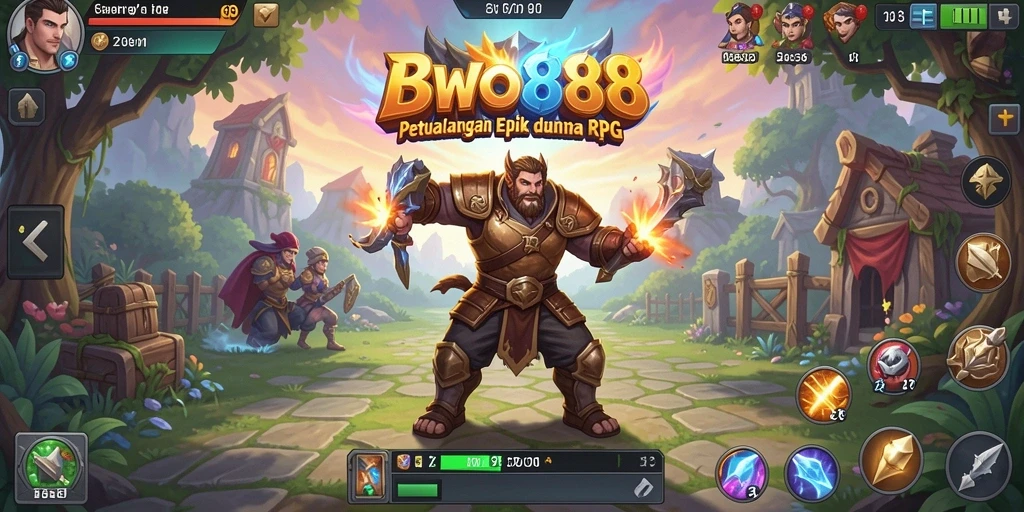 Tampilan menarik dari gameplay BWO888 yang penuh petualangan RPG.