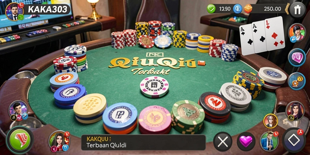 Gameplay seru QiuQiu di KAKA303 dengan grafis menarik.