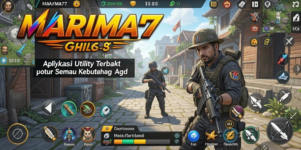 Tampilan aplikasi MARIMA77 yang intuitif dan mudah digunakan.