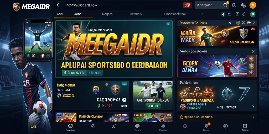 Tampilan gameplay MEGAIDR yang menarik saat bertaruh di berbagai olahraga.
