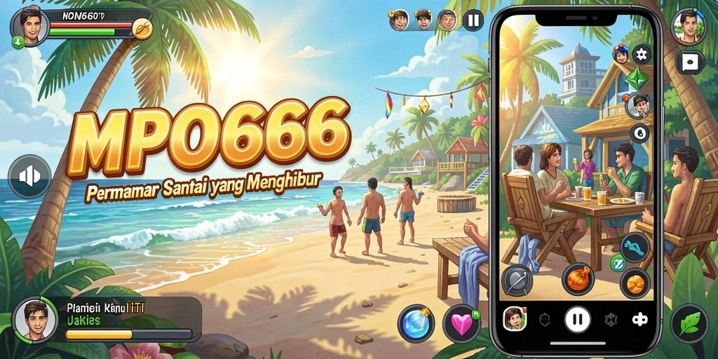Tampilan gameplay MPO666 yang penuh warna dan menghibur.