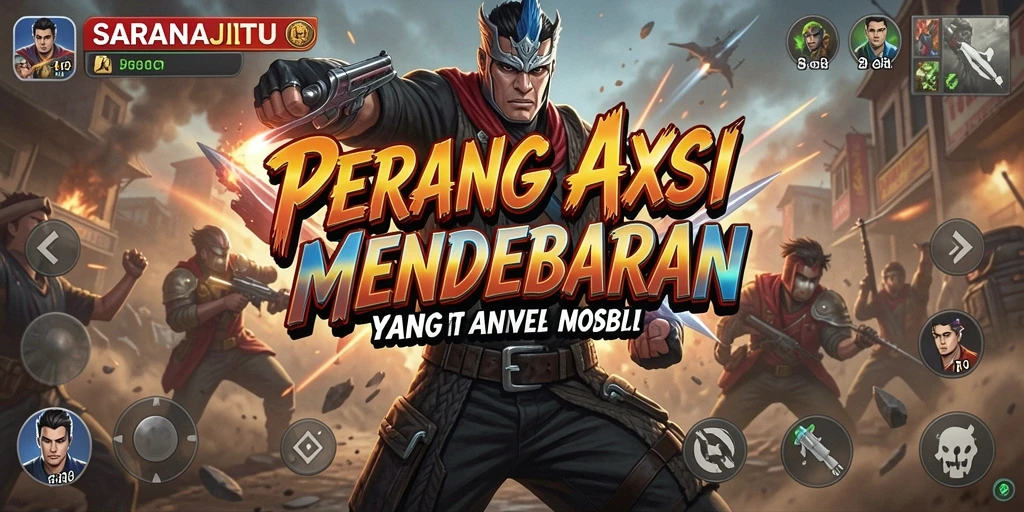 Screenshot SARANAJITU menampilkan gameplay aksi yang mendebarkan.