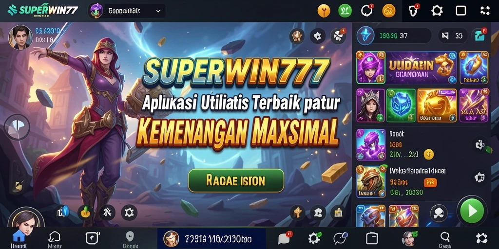 Tampilan utama SUPERWIN777 dengan fitur analisis yang sangat berguna.