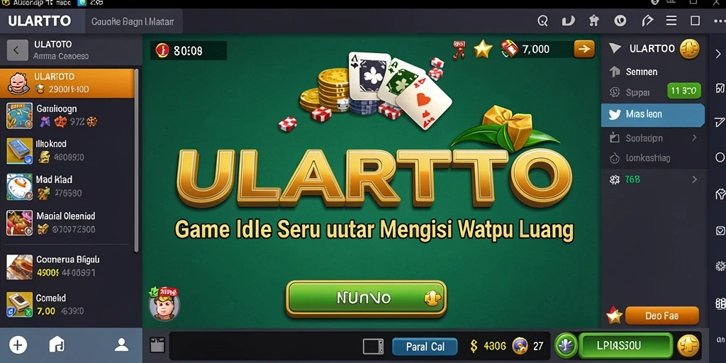 Tampilan gameplay ULARTOTO yang menarik dan menghibur.